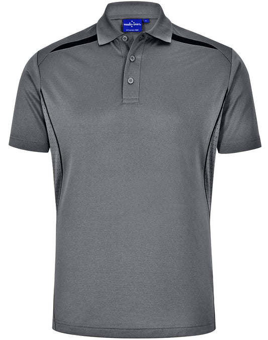 Men's Sustainable Poly/Cotton Contrast S/S Polo