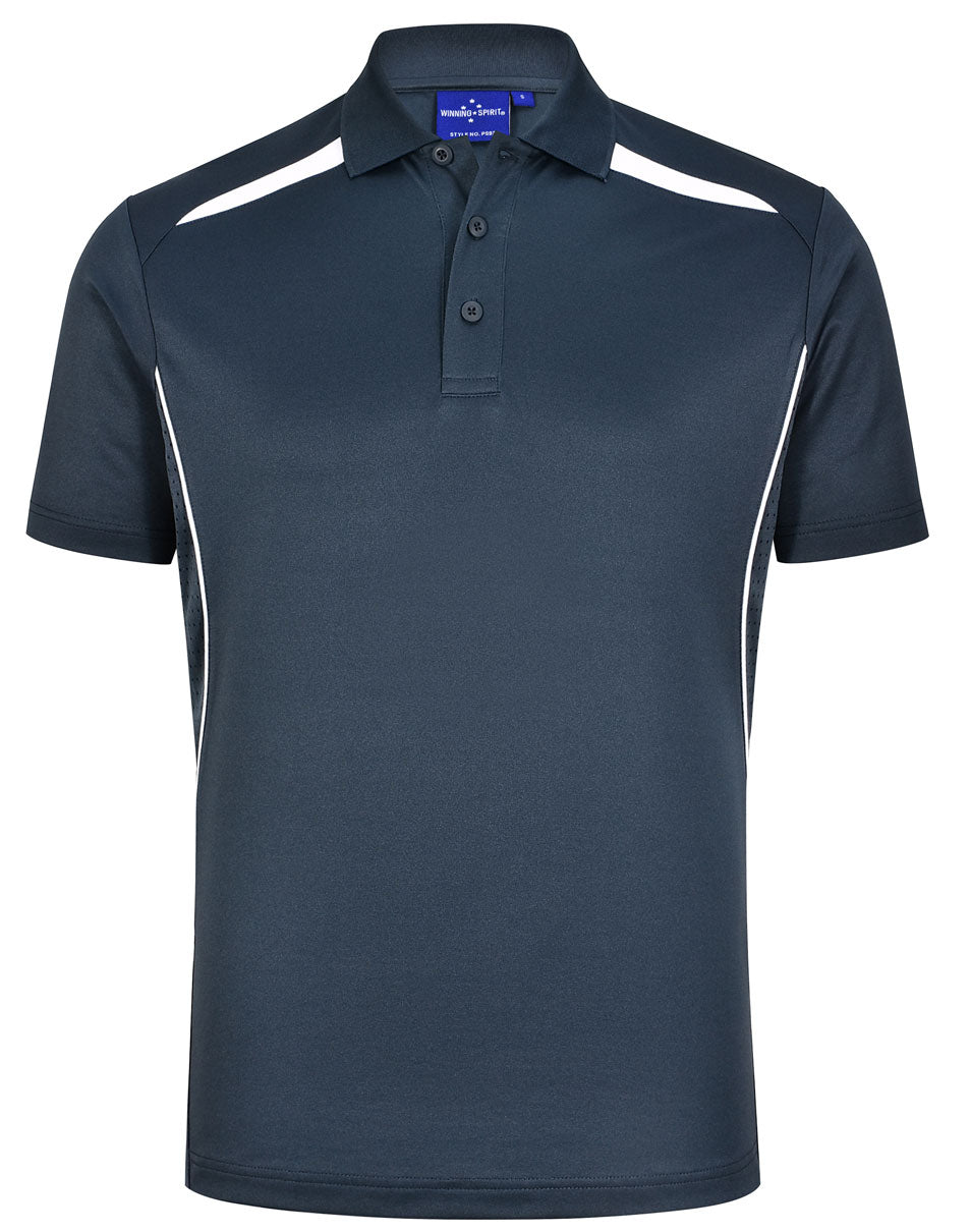 Men's Sustainable Poly/Cotton Contrast S/S Polo