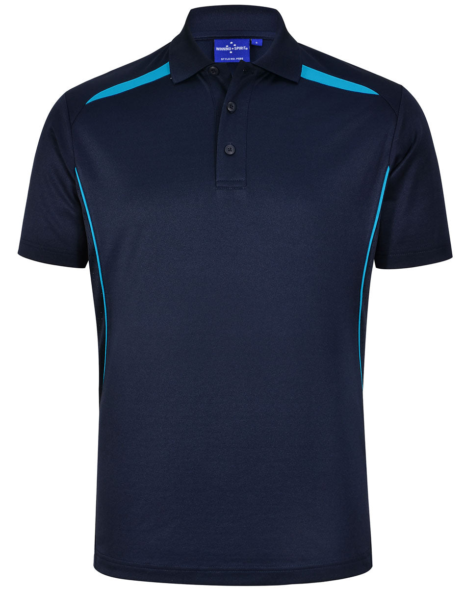 Men's Sustainable Poly/Cotton Contrast S/S Polo