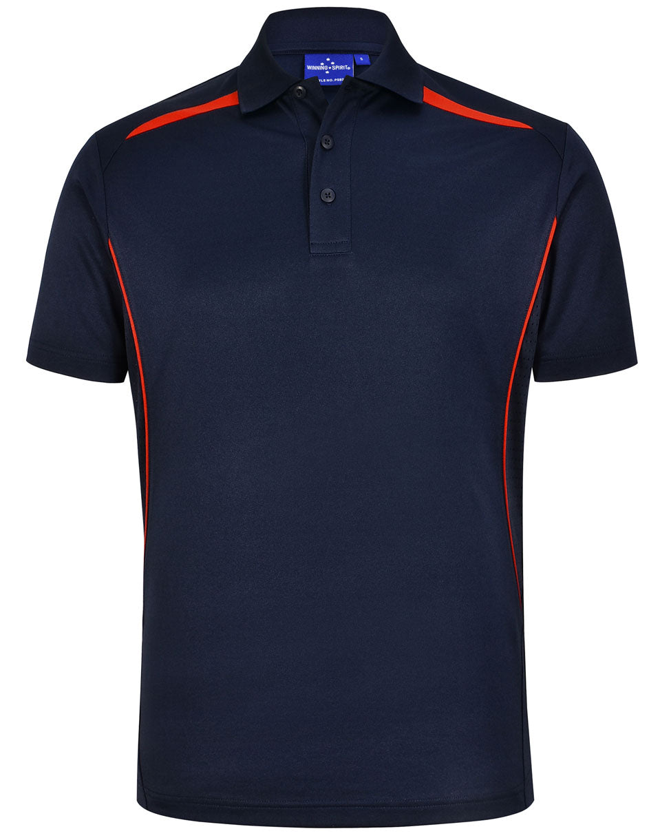 Men's Sustainable Poly/Cotton Contrast S/S Polo