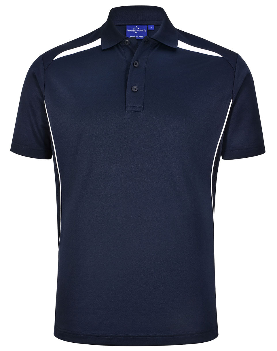 Men's Sustainable Poly/Cotton Contrast S/S Polo