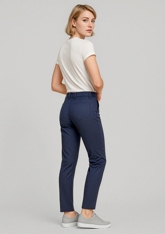 Womens Slim Leg Stretch Chino Pant