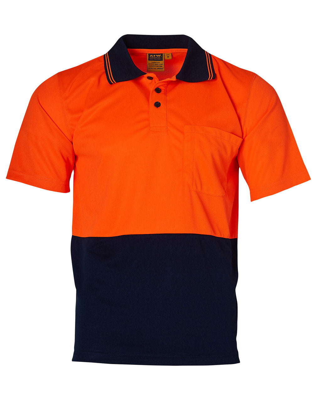 Hi-Vis cooldry safety polo S/S
