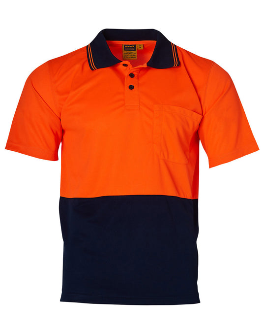 Hi-Vis cooldry safety polo S/S