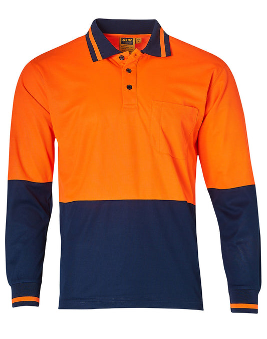 Hi-Vis truedry safety polo L/S