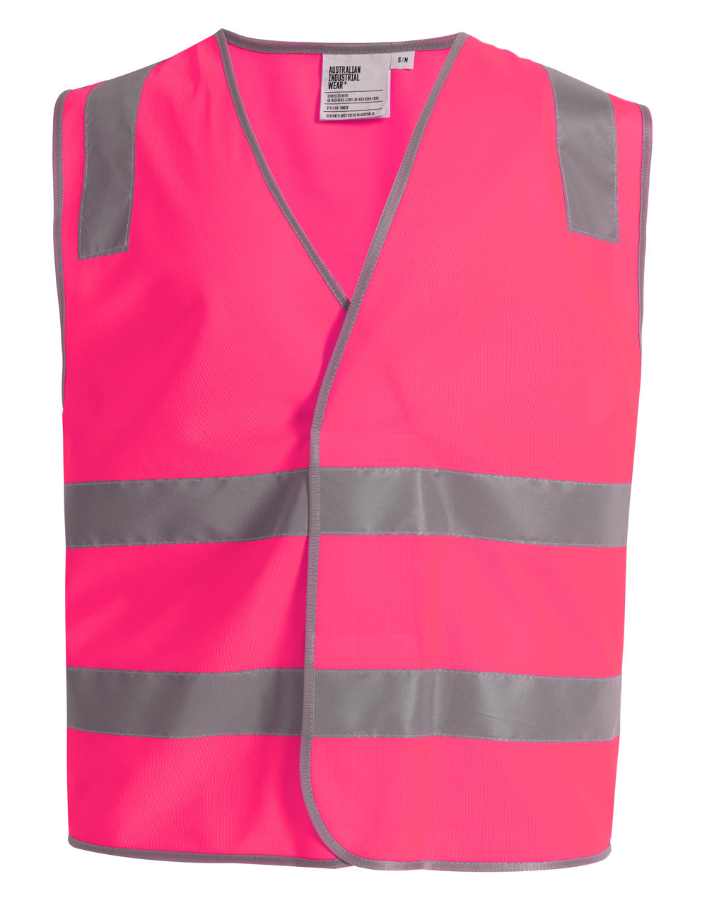 Hi Vis Safety Vest With Shoulder Reflective Tapes