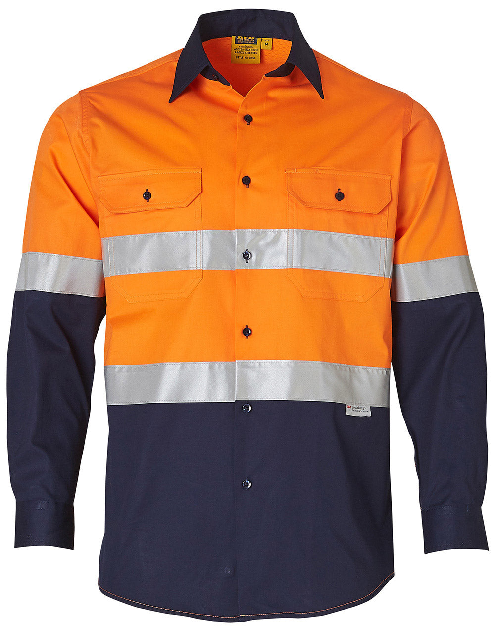 Hi-Vs cotton drill shirt  3M tape