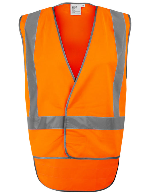 Hi-Vis X Back Safety Vest with Tail