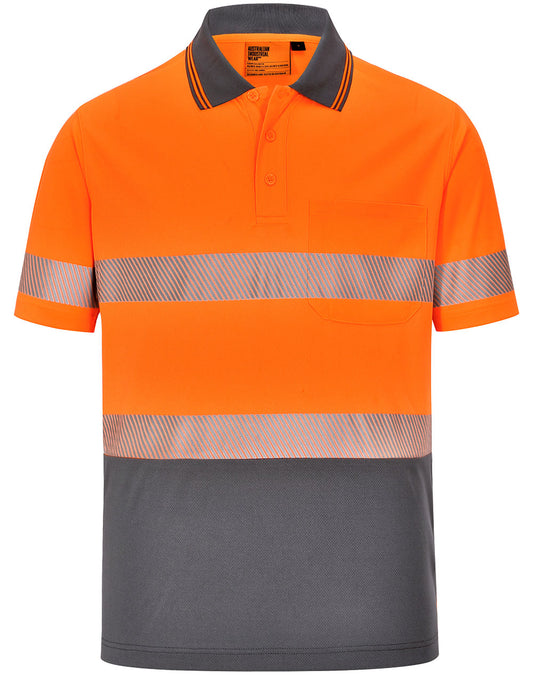 Unisex Cooldry Segmented Safety S/S Polo