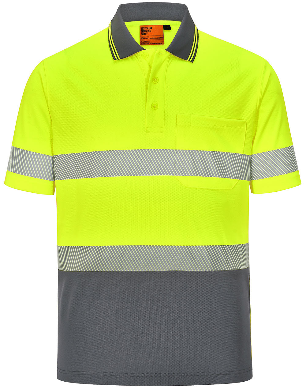 Unisex Cooldry Segmented Safety S/S Polo