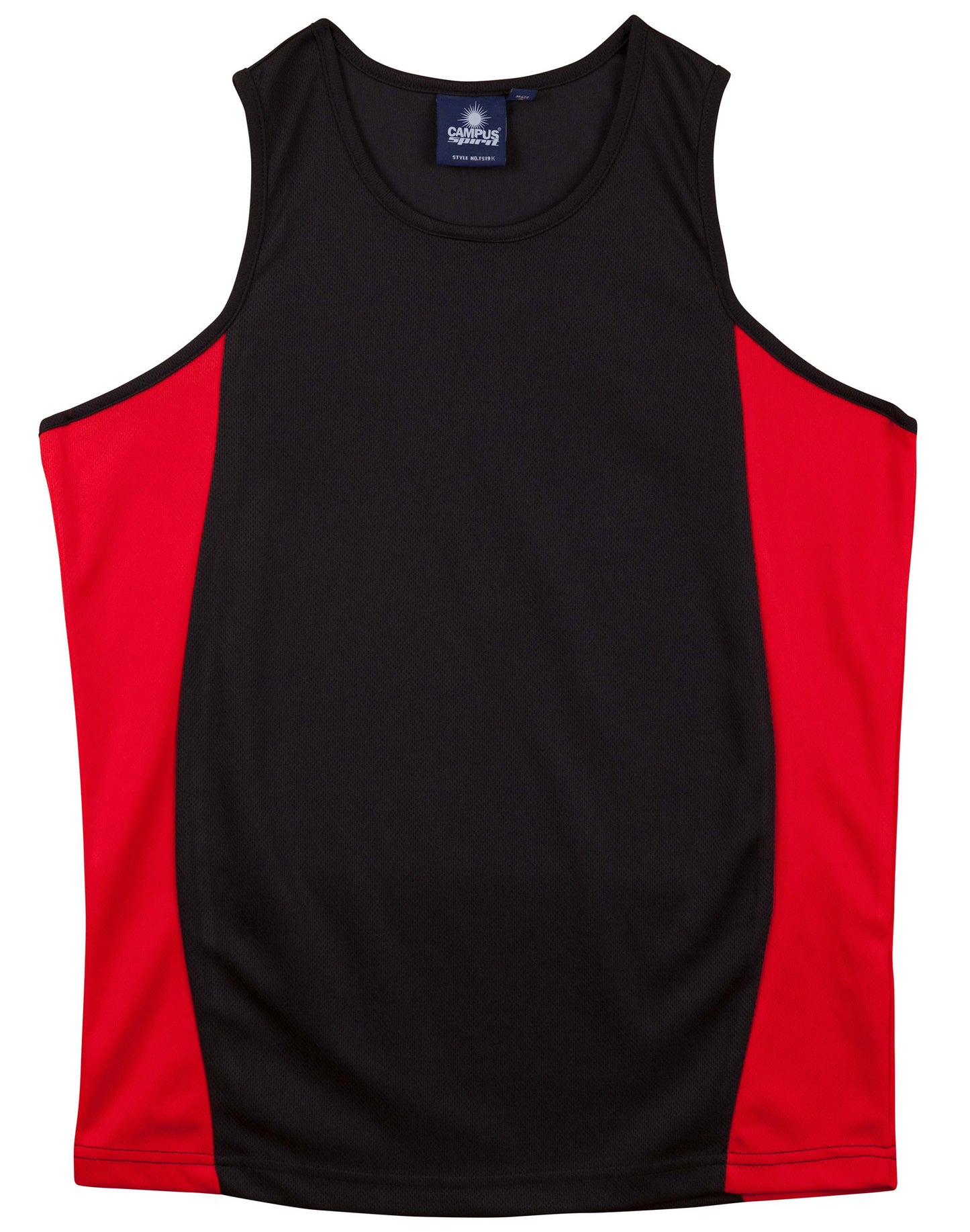 Kid's truedry contrast mesh singlet