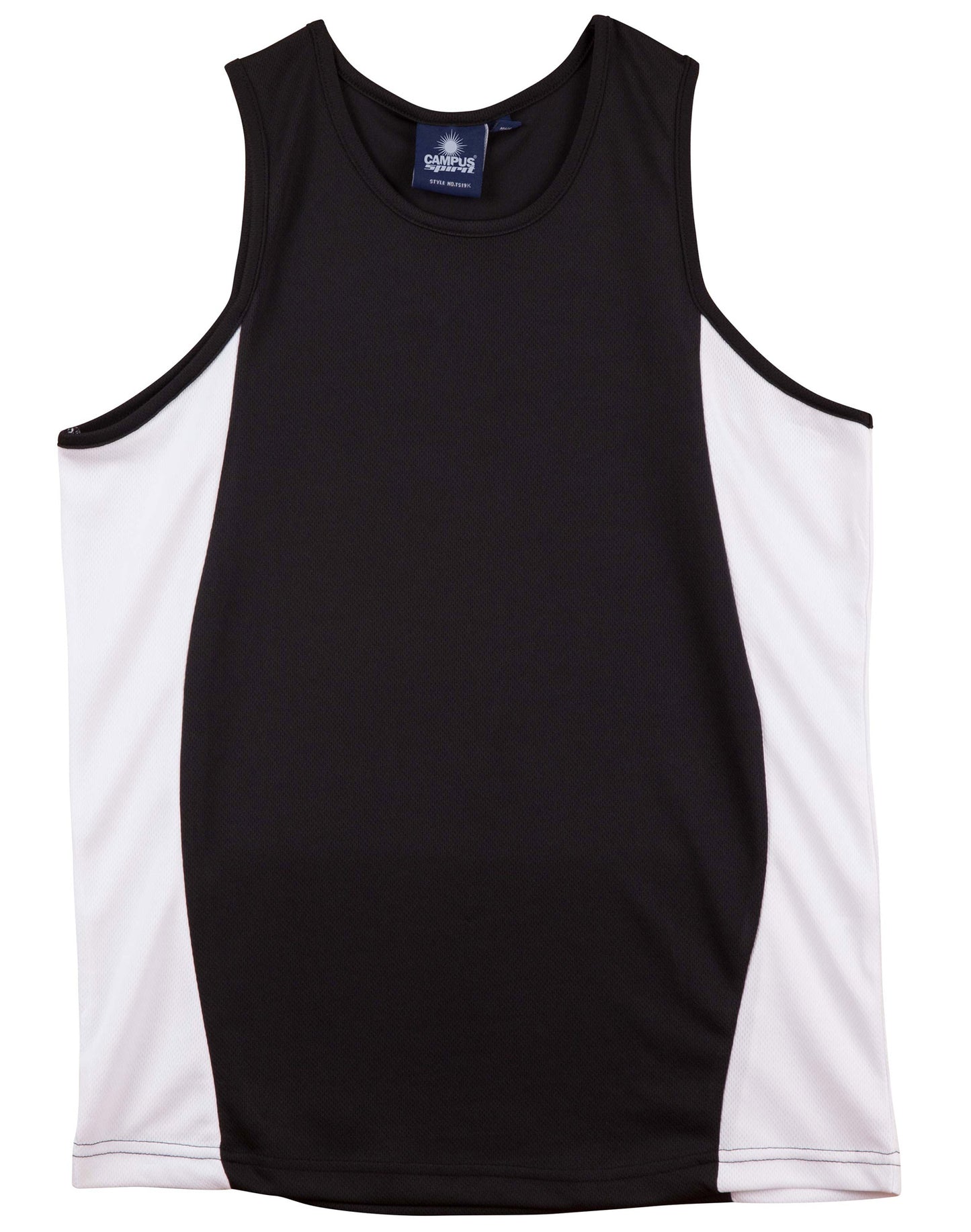 Kid's truedry contrast mesh singlet