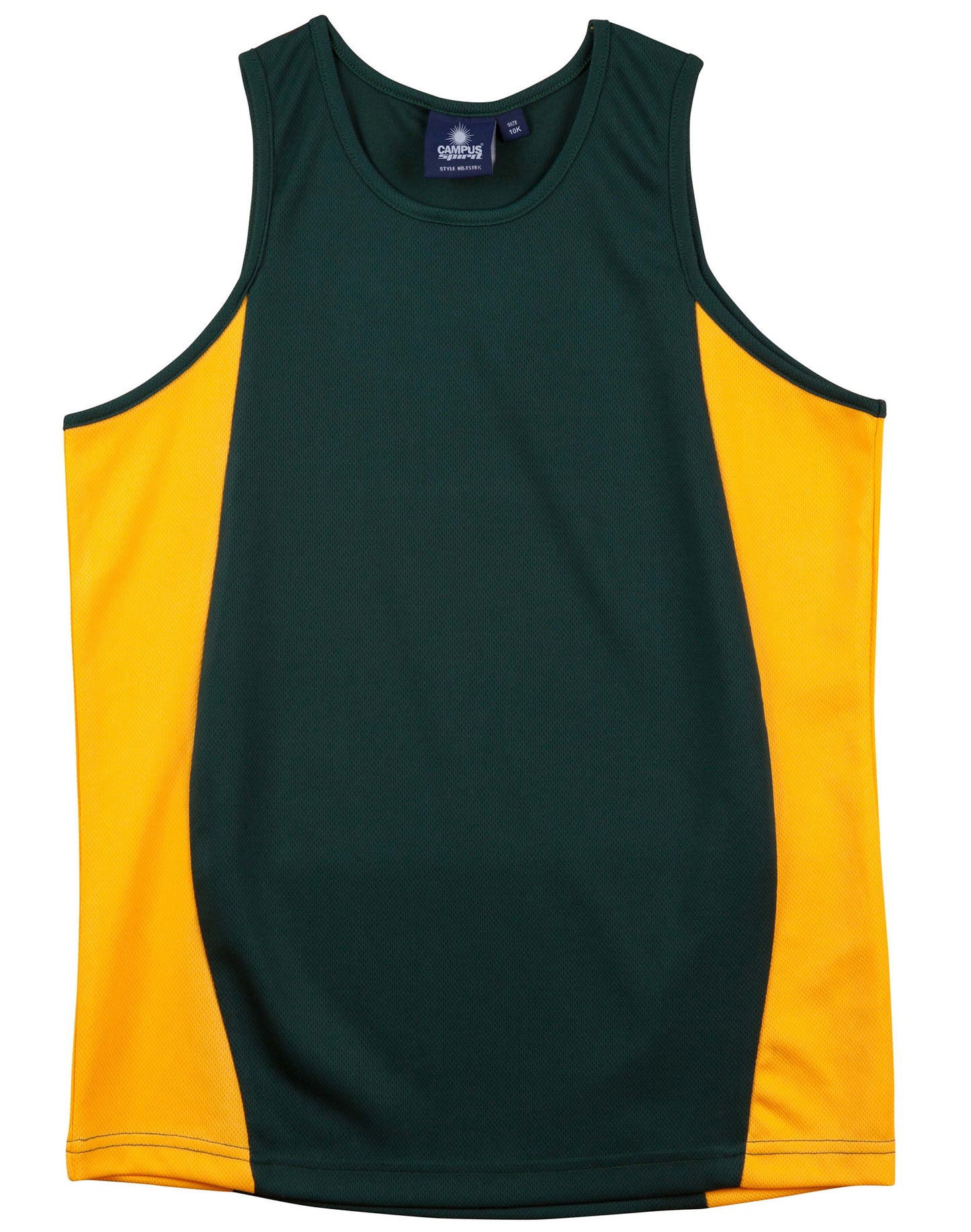 Kid's truedry contrast mesh singlet