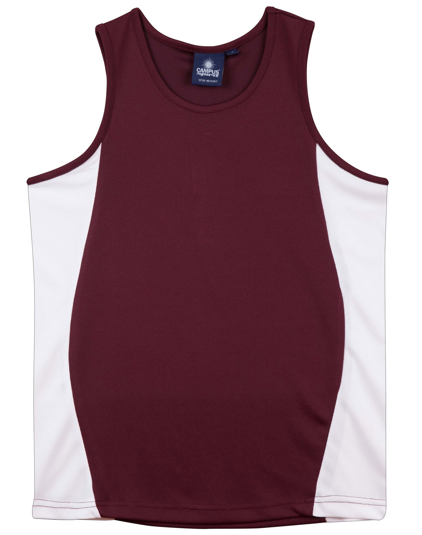 Kid's truedry contrast mesh singlet