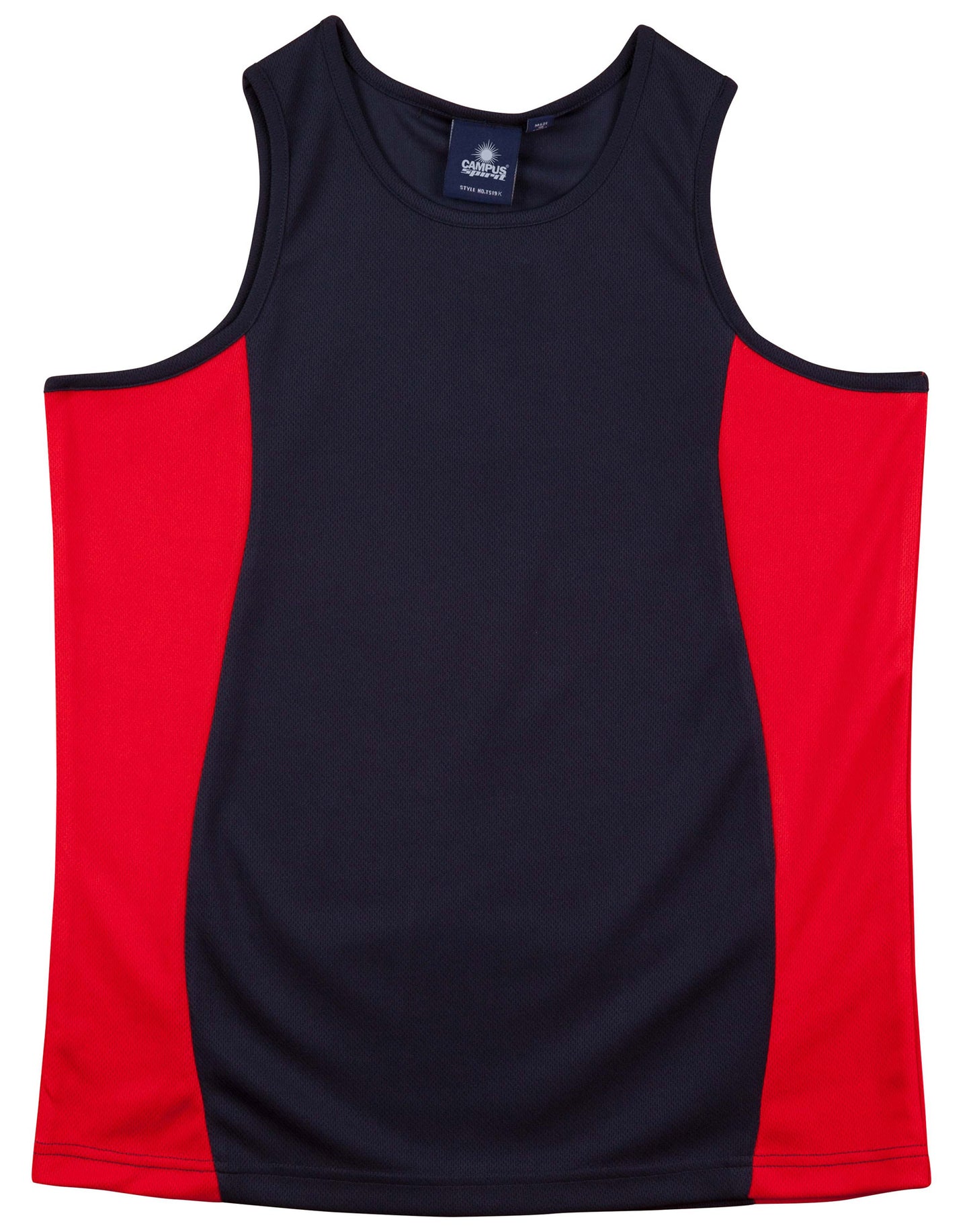 Kid's truedry contrast mesh singlet