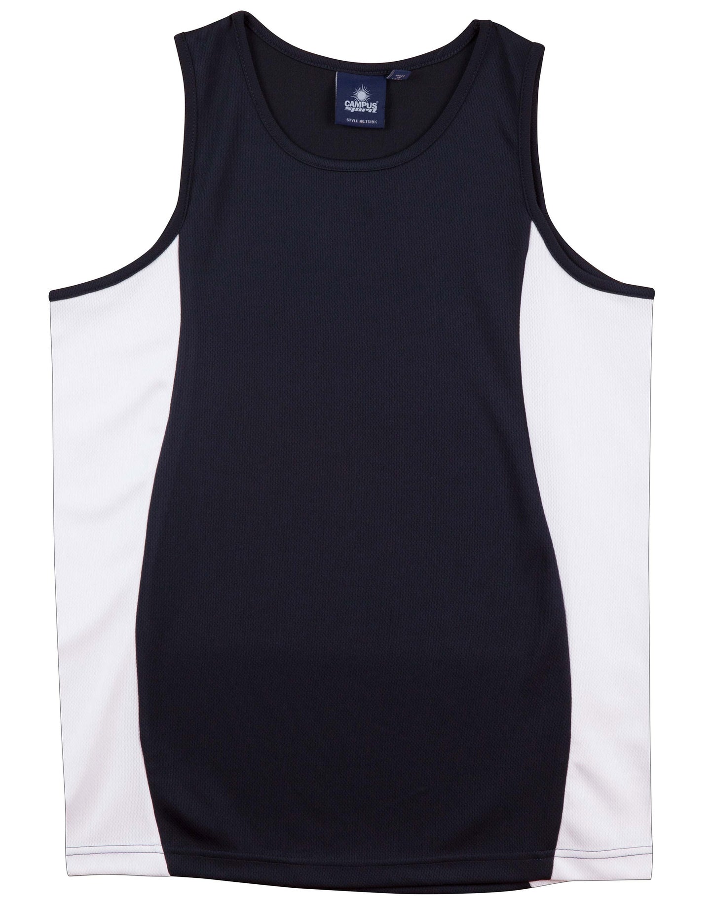Kid's truedry contrast mesh singlet