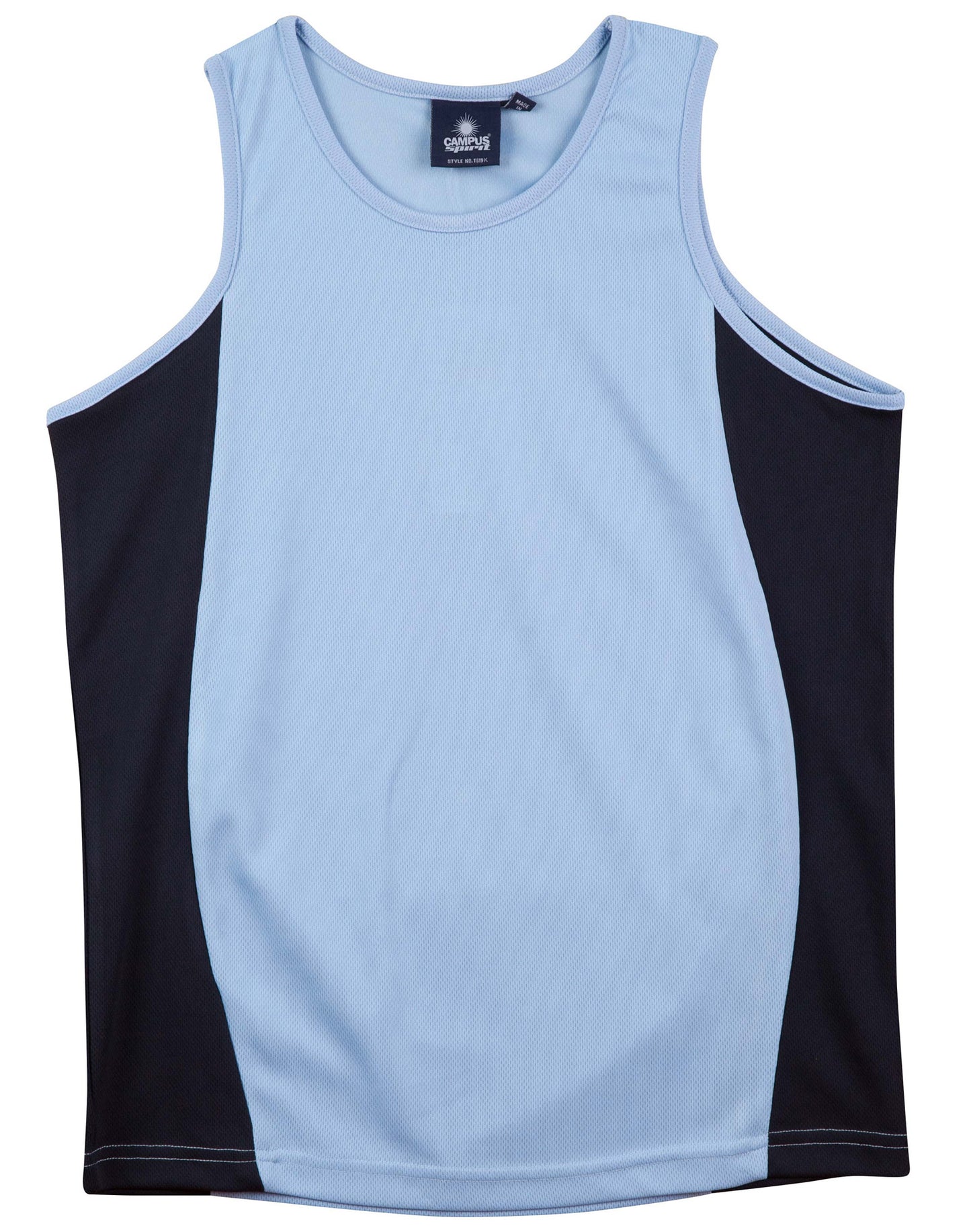 Kid's truedry contrast mesh singlet