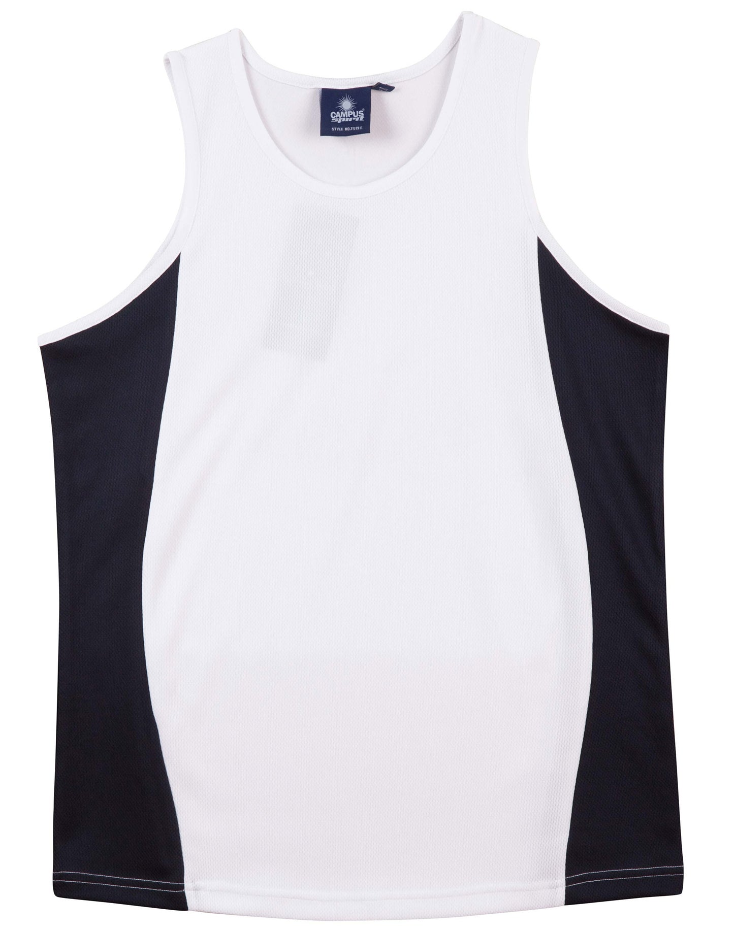 Kid's truedry contrast mesh singlet