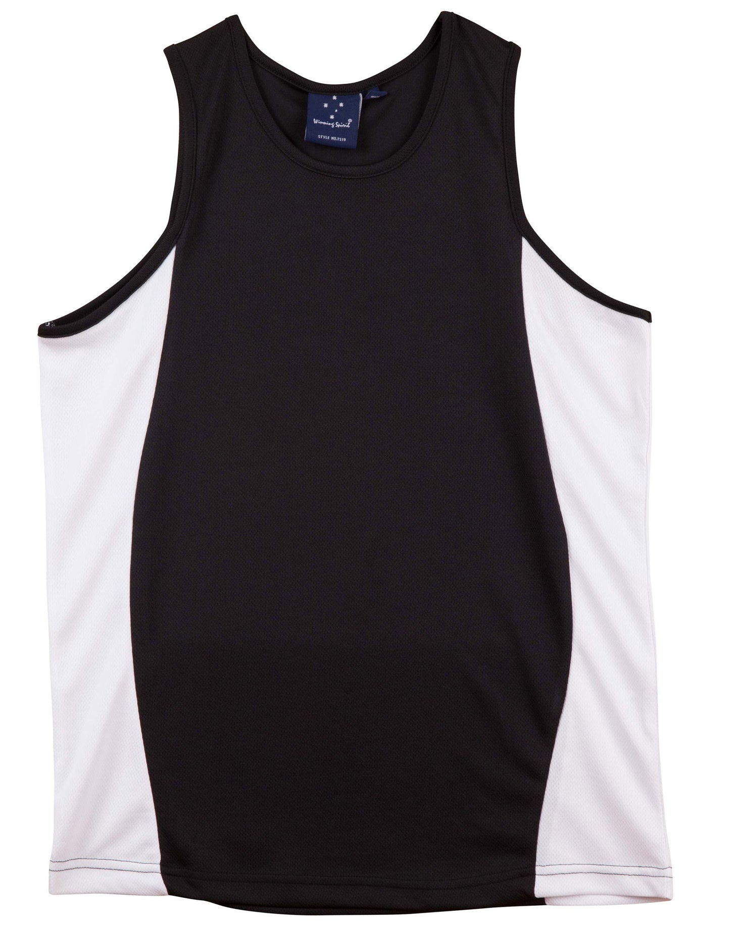 Men's Truedry Contrast Mesh Singlet