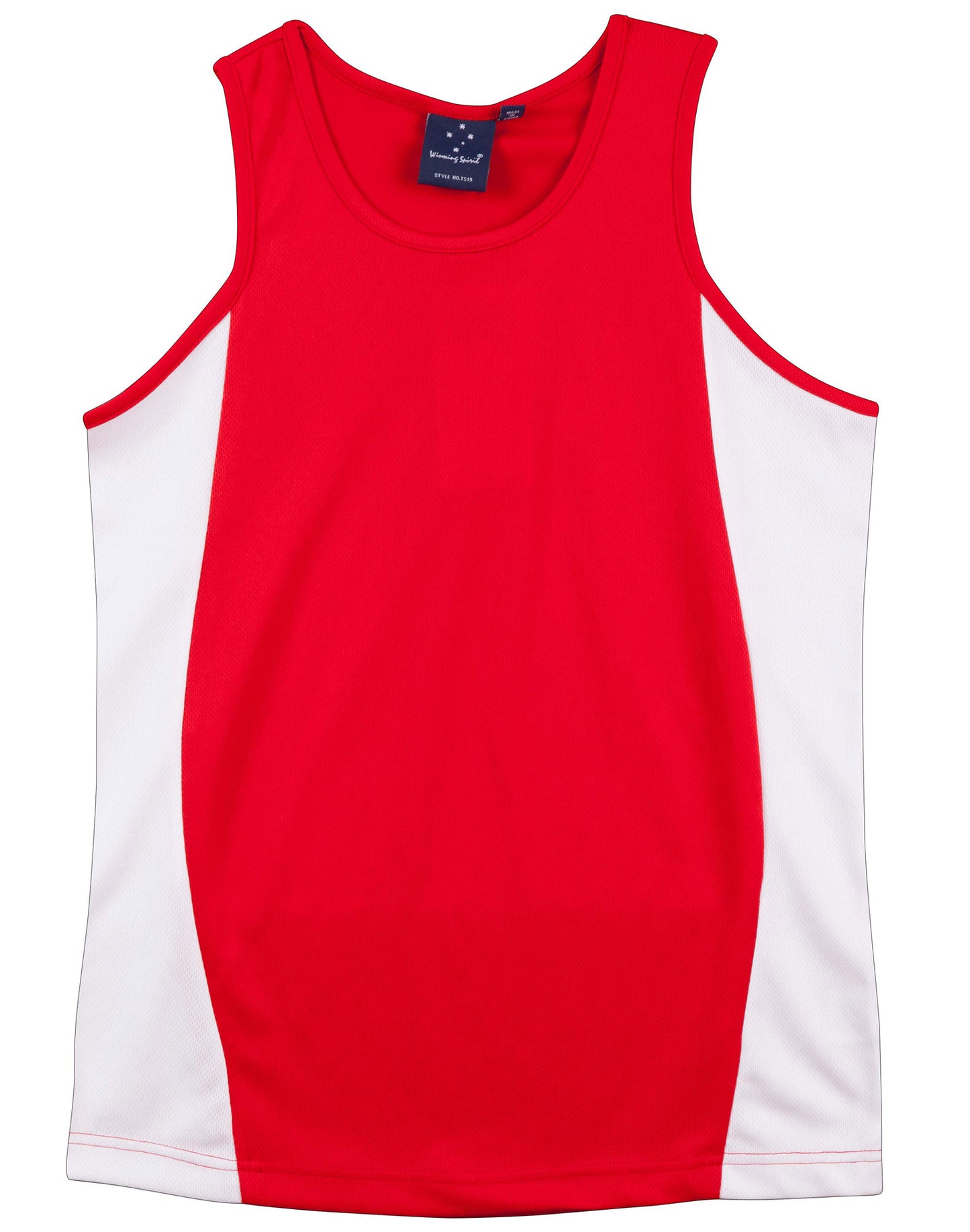 Men's Truedry Contrast Mesh Singlet