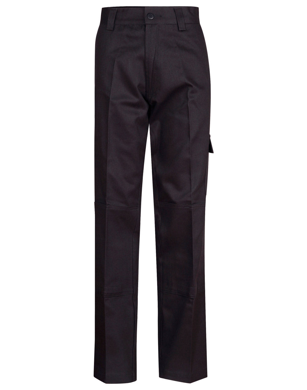 Men's Cotton Drill Pre-shrunk Cargo Pants With Knee Pads