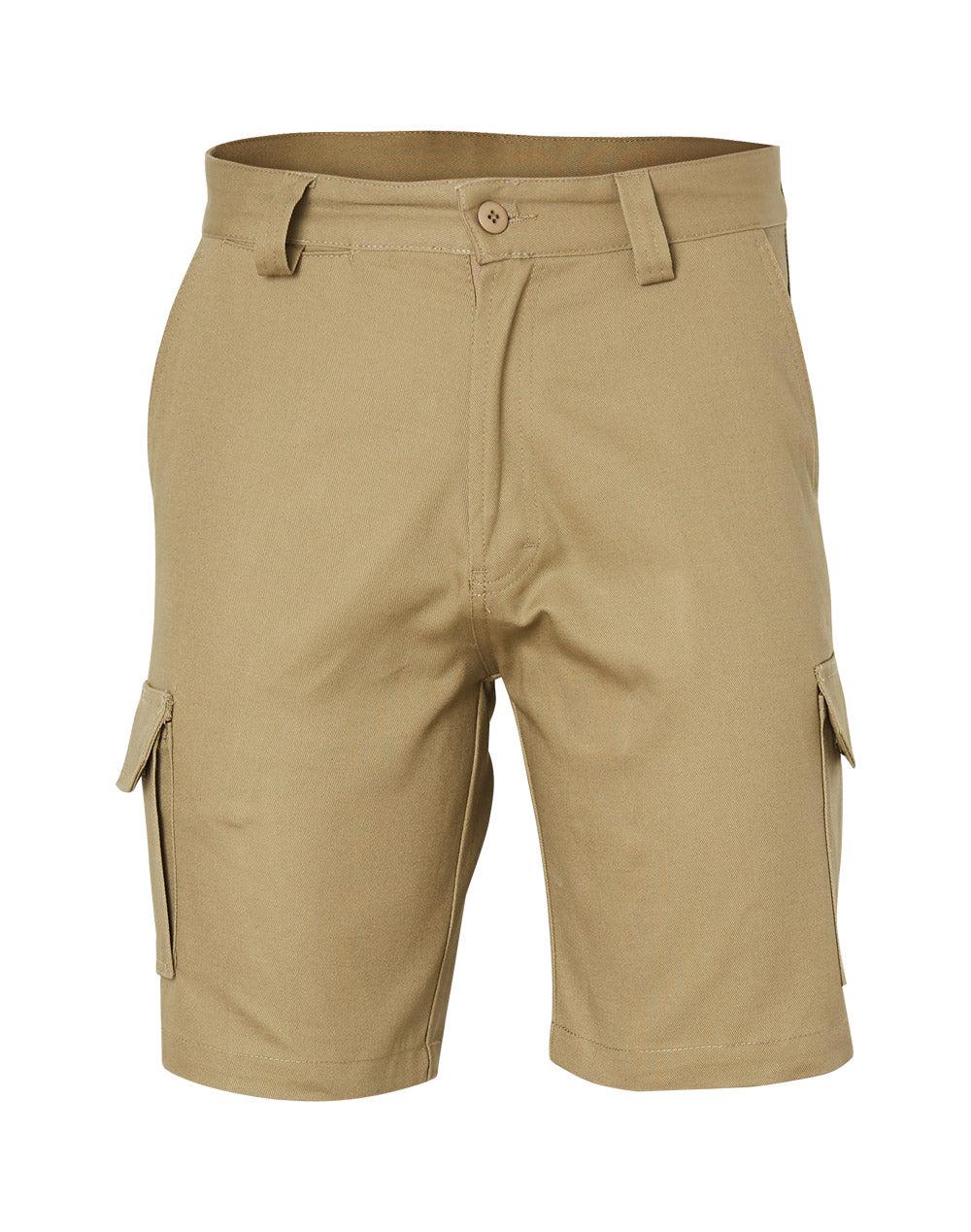 mens hvy cotton pre-shr drill short