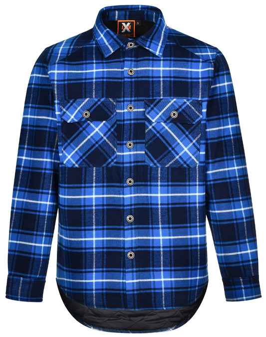 Adults' Quilted Flannel Shirt
