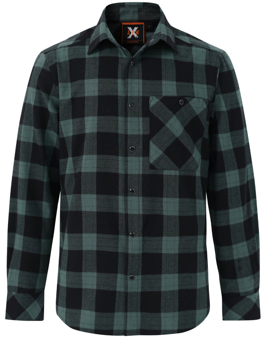 Unisex Flannel Plaid Shirt